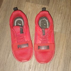 Red Puma shoes